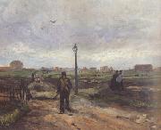 Vincent Van Gogh Outskirts of Paris (nn04) Sweden oil painting artist